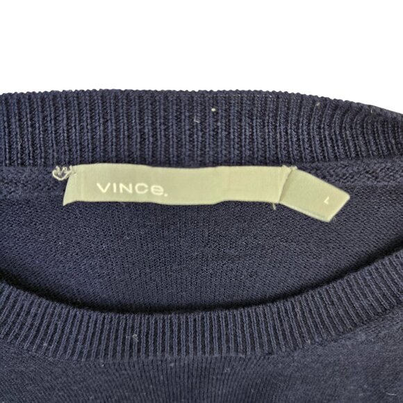 Vince. 100% Merino Wool Crewneck Sweater Size Large - Picture 3 of 6